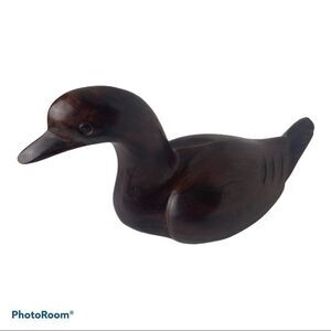 Antique Wood Duck Hunting Decoy Hand Carved 8"